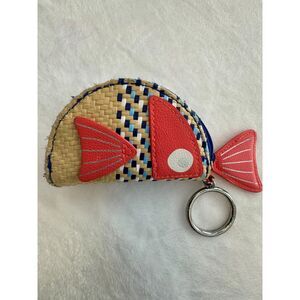 Vera Bradley Adorable Colorful Fish Coin Purse/Key Chain
